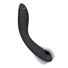 Темно-серый стимулятор G-точки Womanizer OG c технологией Pleasure Air и вибрацией - 17,7 см. - 