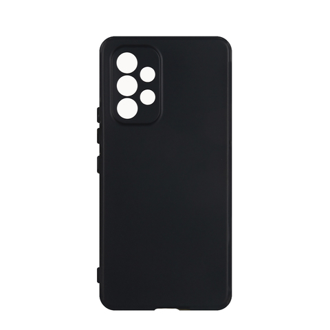 Силиконовый чехол Mat TPU матовый для Samsung Galaxy A53 (Черный)