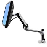 Ergotron LX Настольное крепление "Рука" для монитора, высокая труба, белый