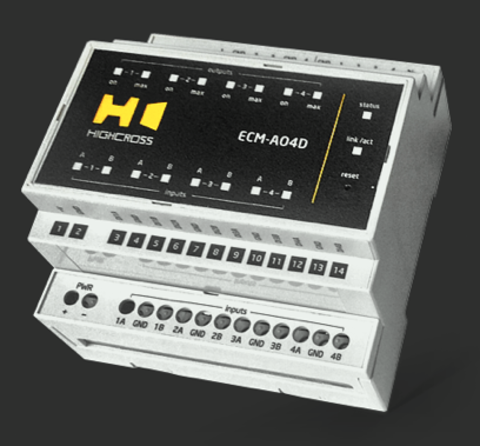 HighCross ECM-AO4D, модуль аналоговых выходов