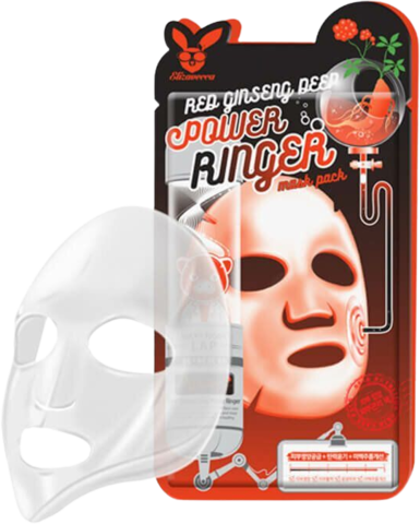 Elizavecca Power Ringer Mask Pack Red Ginseng Deep маска с женьшенем