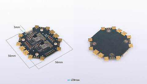 Плата распределения питания Foxeer PDB400 400A 8S Dual battery (4-8S + 4-8S) MR1805
