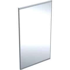 Зеркало с подсветкой Geberit Option Plus с прямым и непрямым освещением: B=40см, H=70см, Серебристые оттенки / Матированный алюминий фото