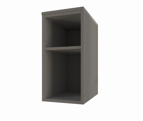 Cezares 55166 URBAN Шкаф подвесной с открытыми полками Grigio opaco, 30x46x62
