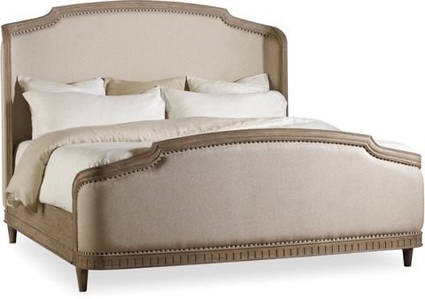 Hooker Furniture Bedroom Corsica King Upholstery Shelter Bed