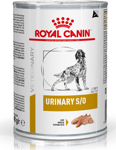 Royal Canin Urinary S/O консервы для собак лечение мочекаменной болезни паштет 200г