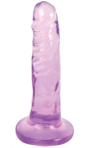 Фиолетовый фаллоимитатор Slim Stick Dildo - 15,2 см. - XR Brands AF798-Grape