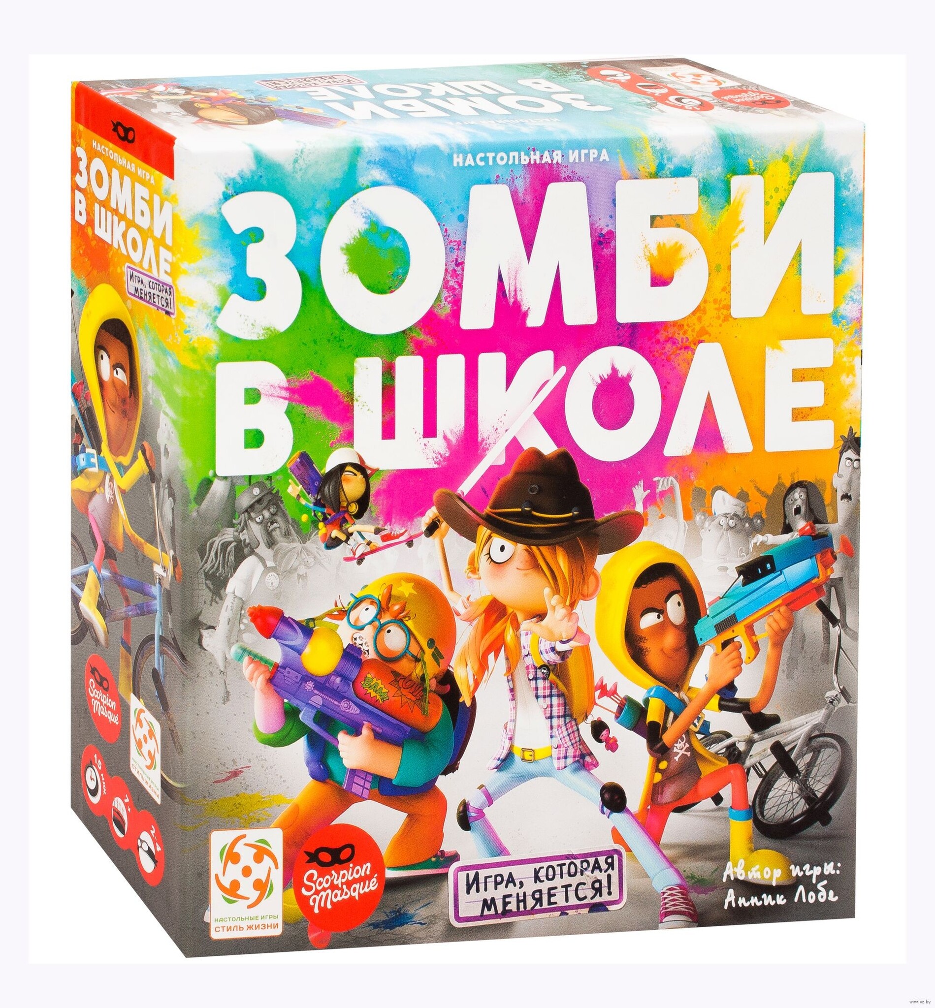 Настольная игра Зомби в школе купить настольную игру в Игротей