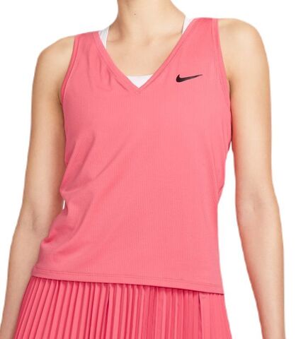 Топ теннисный Nike Court Dri-Fit Victory Tank - sea coral/black