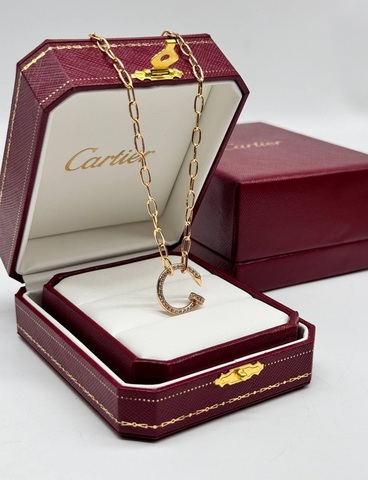 Кулон гвоздь с камнями Cartier