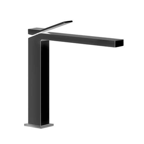 Gessi Rettangolo K Смеситель для раковины на 1 отверстие, излив 213мм, цвет: черный 53004#299