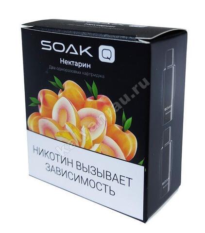 Картриджи SOAK Q 1500 затяжек - Нектарин (Nectarine)