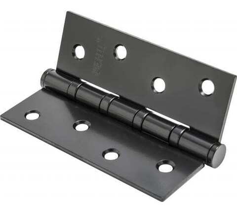 Комплект фурнитуры межкомнатный SET 524-03 slim 5-45PL 4BB Black (ручка Пуэрто, защелка м/к Ренц, петли Ренц), цвет черный (гарантия - 8 лет на ручку, 12 месяцев на остальную фурнитуру) #4