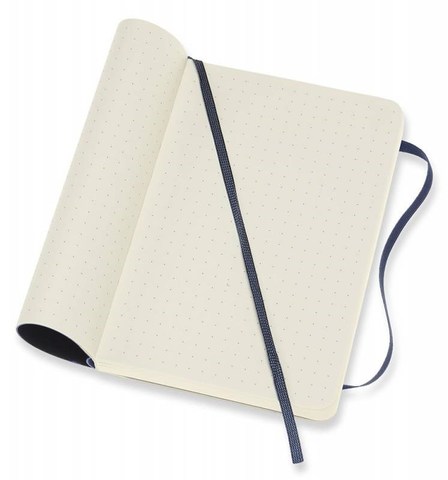 Блокнот Moleskine Classic Soft, цвет синий, пунктир