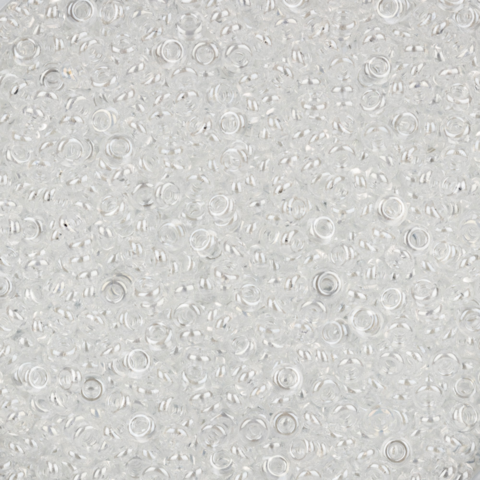 Бисер TOHO, Demi Round, цвет прозрачный глянцевый (0101), размер 11 (2.2мм),  5 г