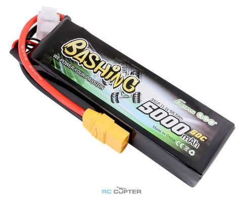 АКБ Gens Ace 5000mAh 11.1V 50C 3S1P Lipo Battery Pack Bashing