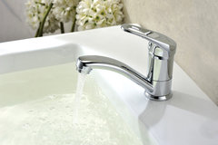 Смеситель для умывальника с поворотным изливом LEMARK, OMEGA – LM3107C