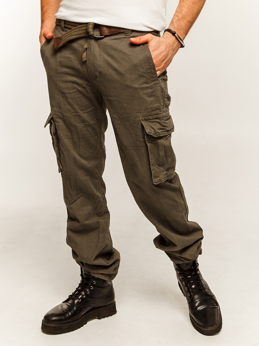 Штаны с накладными карманами мужские