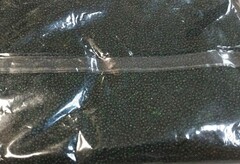 Бисер некалиброванный, 450 гр, размер 12/0, пр-во Китай