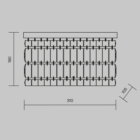Настенный светильник Maytoni Dune DIA005WL-02G