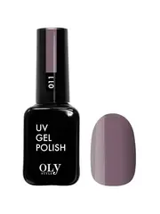 OLYSTYLE Гель-лак для ногтей тон 011 темный лилово-бежевый