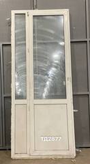 Дверь Пластиковая Б/У 258(в) х 106(ш) (Балконный блок)