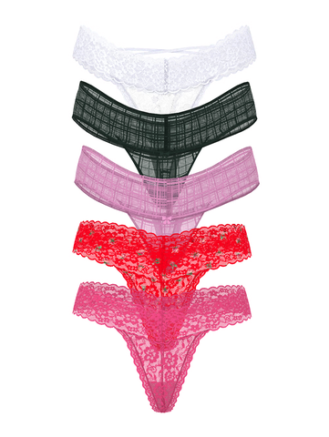 THE LACIE КРУЖЕВНЫЕ ТРУСИКИ ТАНГА