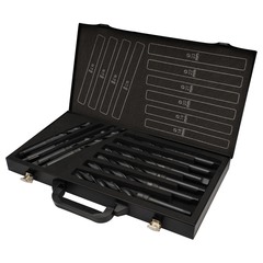 Набор сверл по металлу 14-23мм 10шт DIN345 HSS 118° (к/х - хв.) H-Tools PRO 204001HT