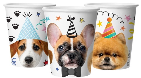 Стаканы, Собачки 250 мл, 6 шт.