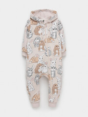 комбинезон  для девочки  КР 6555/бежевый 0403 Н086 к657