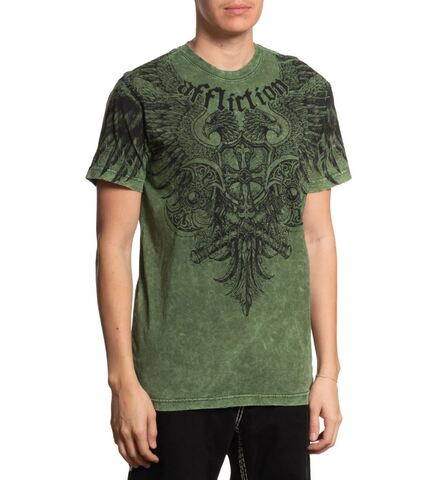 Affliction | Футболка мужская Alpha Strike Tee A27867 справа