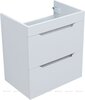 Aquanet 332510 Тумба с раковиной Практика 60 2 ящ. цв.белый матовый (332510)