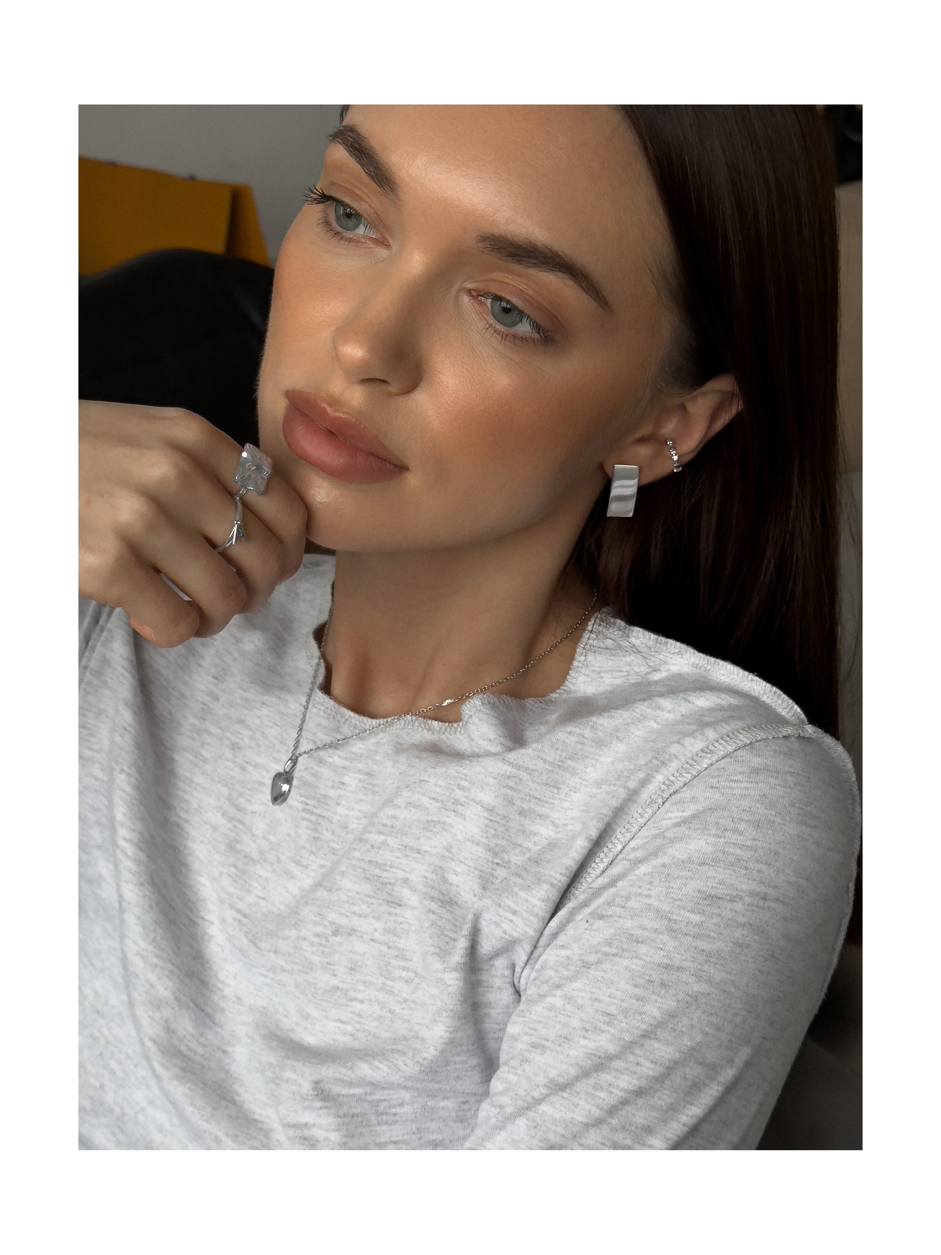 Серьги Прямоугольники