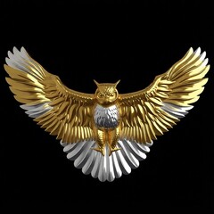 Силиконовый молд № 369 Сова в полете