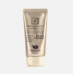 Bergamo Magic Snail BB Cream SPF 50 PA+++,Увлажняющий ВВ крем с муцином улитки 50 мл
