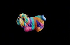 Силиконовый молд Маленькая собачка № 1