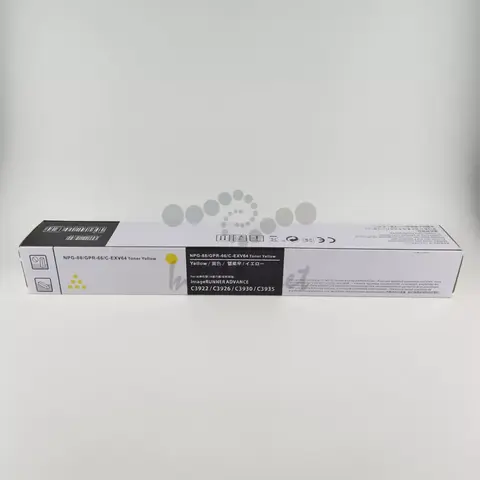 Совместимый тонер картридж C-EXV64Y желтый для Canon iR ADVANCE C3922, C3926, C3930, C3935