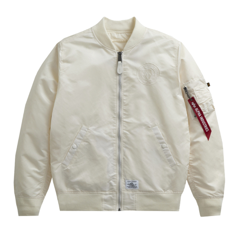 Бомбер Alpha Industries L-2B Blood Chit Gen II Off White (Белый)