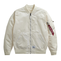 Бомбер Alpha Industries L-2B Blood Chit Gen II Off White (Белый)