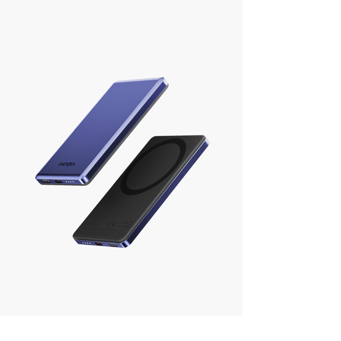 Ультратонкий внешний аккумулятор Energea Alupac Mini 5K, 5000MAH MAGSAFE, Синий | Indigo Blue