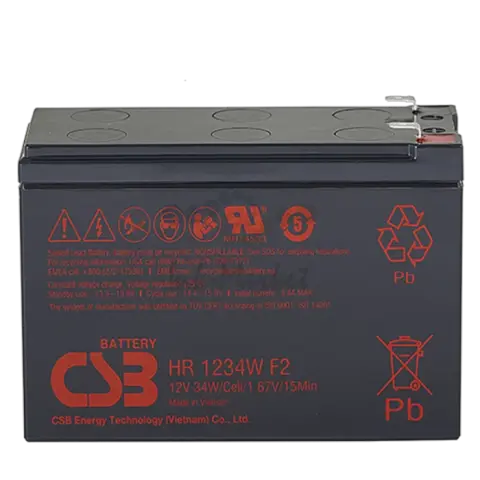 Аккумулятор CSB 12V 9Ah (HR1234W F2 CSB)