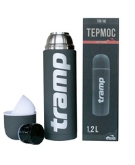 Термос Tramp 1,2 л, серый - 2