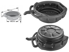 Ombra A90051 Поддон для слива масла 16 л., 580х445х170 мм 55642