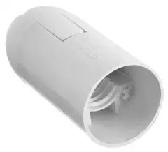 Патрон пластиковый белый Е14 AP-407