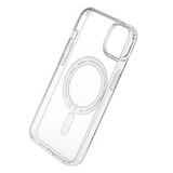 Силиконовый чехол с магнитом (MagSafe) Clear Case для iPhone 12, 12 Pro (Прозрачный)