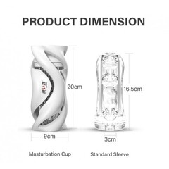 Мастурбатор Hurricane от Drywell белый