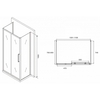 Abber Schwarzer Diamant AG30110MH-S80M-S80M Душевой уголок, 110x80x195
