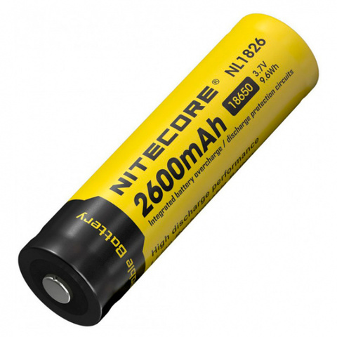 Аккумулятор Nitecore Rechargeable NL1826 18650 Li-Ion 2600 mAh (18546)