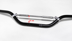 Руль с перемычкой постоянного сечения черный