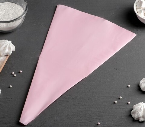Мешок кондитерский силикон, 40см, розовый